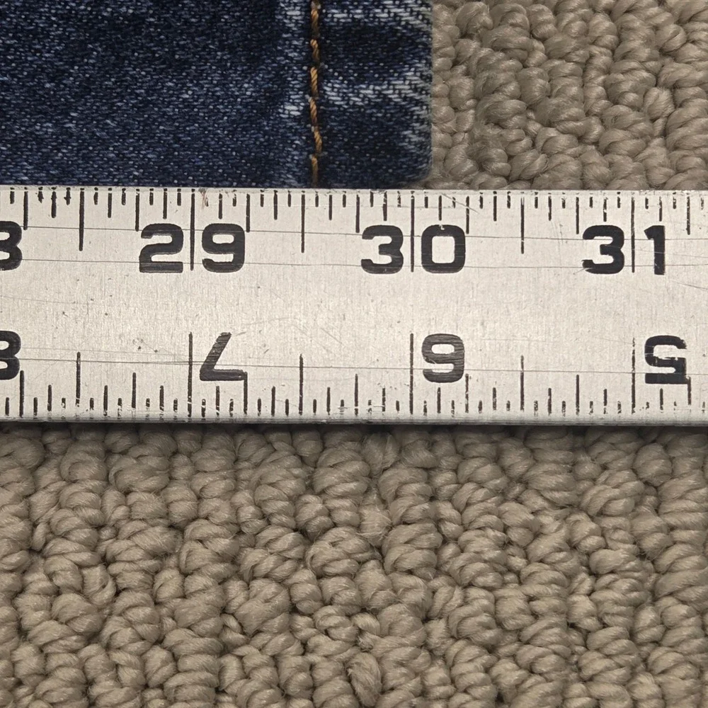 Levis 505 Regular Fit Jeans Mens 36x30 Medium Wash Blue Straight Leg Denim Y2K